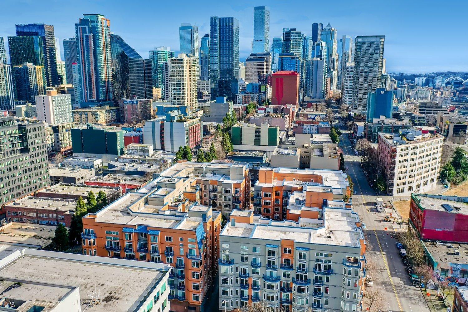 Modern Downtown Top Floor Penthouse With Bay Views Seattle Exteriör bild